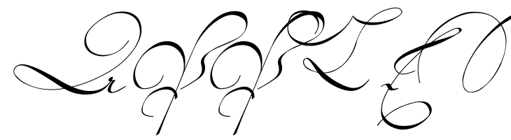 18th Century Initials  Free Fonts Download