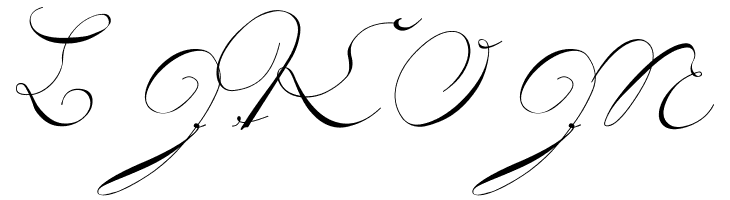 18th Century Initials  Free Fonts Download