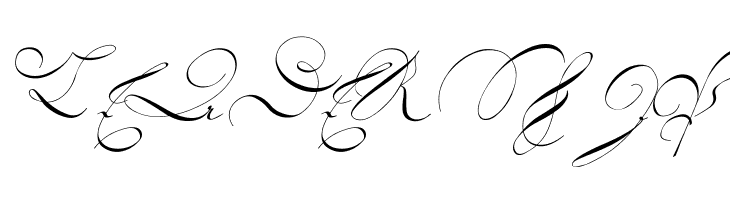 18th Century Initials  Free Fonts Download