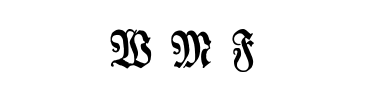 Chursaechsische Fraktur  UNZ1  Free Fonts Download