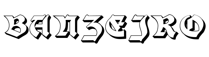 Moderne 3D Schwabacher  Free Fonts Download