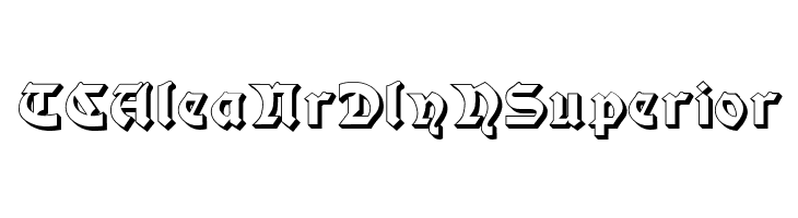 Moderne 3D Schwabacher  Free Fonts Download