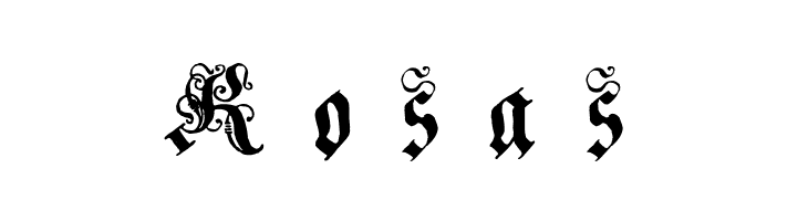 Coelnische Current Fraktur OsF UNZ1 Italic  Free Fonts Download