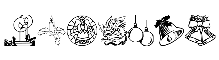 Noel Dingbats  Free Fonts Download