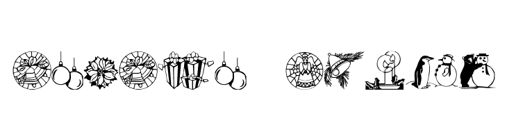 Noel Dingbats  Free Fonts Download