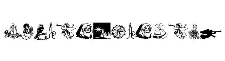 Noel Dingbats  Free Fonts Download