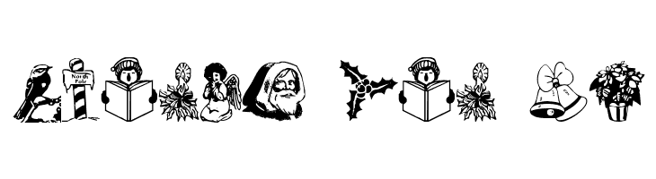 Noel Dingbats  Free Fonts Download