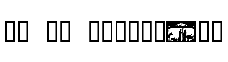 SL Christmas Silhouettes Normal  Free Fonts Download