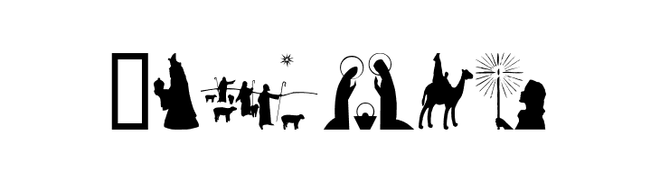 SL Christmas Silhouettes Normal  Free Fonts Download