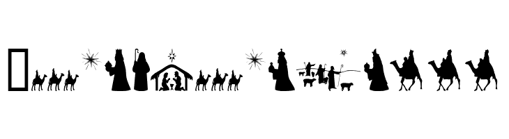 SL Christmas Silhouettes Normal  Free Fonts Download