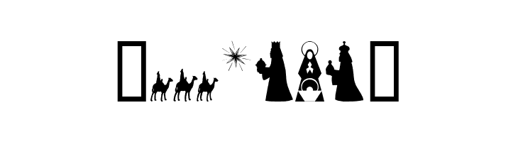 SL Christmas Silhouettes Normal  Free Fonts Download