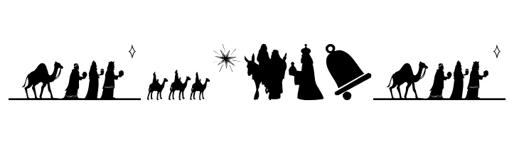 SL Christmas Silhouettes Normal  Free Fonts Download