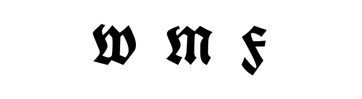 KochFetteDeutscheSchriftUNZ1A-I  Free Fonts Download