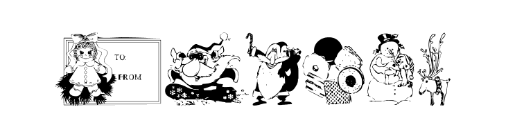 KR Christmas 2001  Free Fonts Download