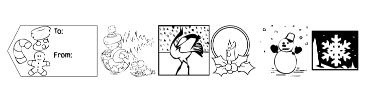 KR Christmas 2001  Free Fonts Download