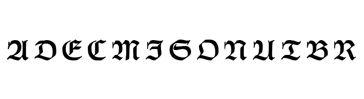 HumboldtFrakturUNZ1L Italic  Free Fonts Download