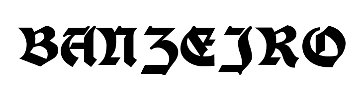 Moderne Fette Schwabacher Regular  Free Fonts Download