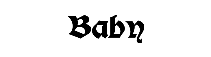 Moderne Fette Schwabacher Regular  Free Fonts Download