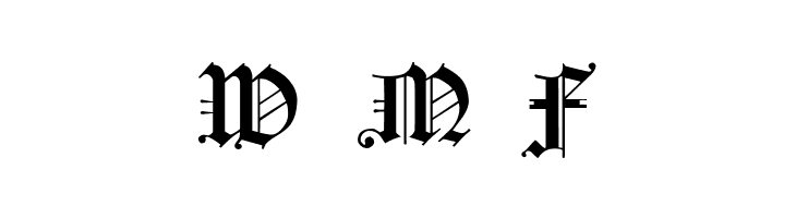 Koenigsberger Gotisch UNZ1L Italic  Free Fonts Download