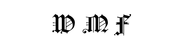 Koenigsberger Gotisch UNZ1L  Free Fonts Download