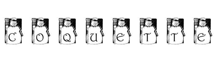 pf_snowman1  Free Fonts Download