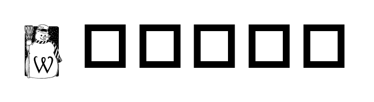 pf_snowman1  Free Fonts Download