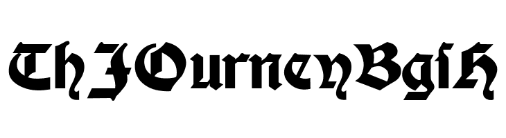 Moderne Fette Schwabacher  Free Fonts Download