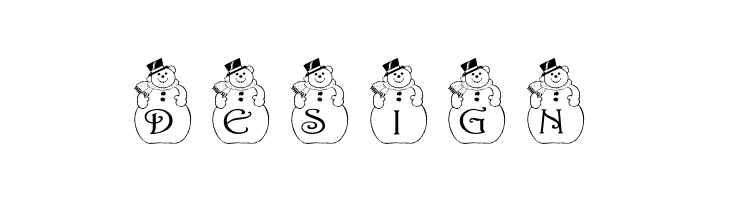 pf_snowman2  Free Fonts Download