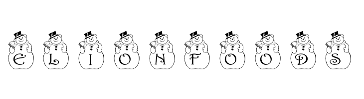 pf_snowman2  Free Fonts Download