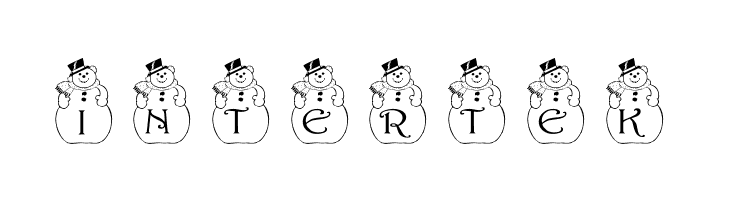pf_snowman2  Free Fonts Download
