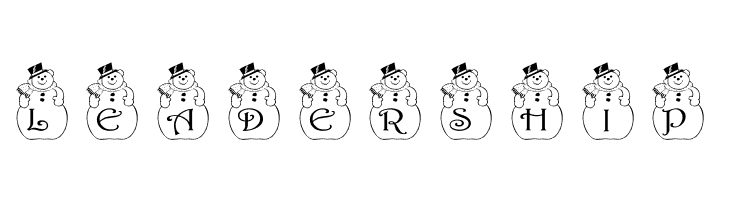 pf_snowman2  Free Fonts Download