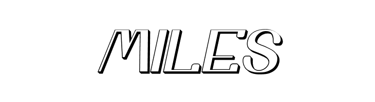 Yiggivoo Unicode 3D Italic  Free Fonts Download