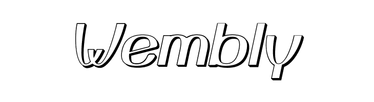 Yiggivoo Unicode 3D Italic  Free Fonts Download