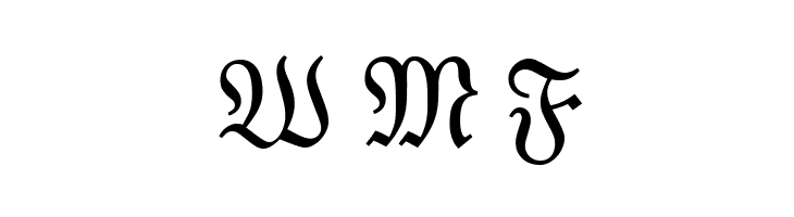 Moderne Fraktur UNZ1  Free Fonts Download