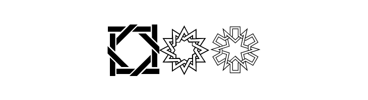 KufiPattern  Free Fonts Download