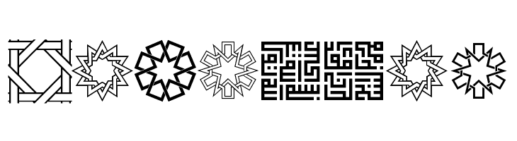 KufiPattern  Free Fonts Download