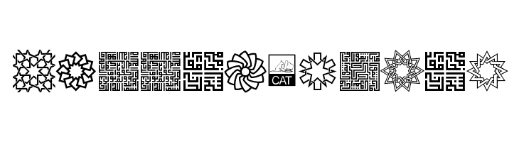 KufiPattern  Free Fonts Download