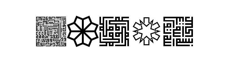 KufiPattern  Free Fonts Download