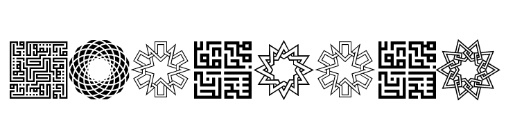KufiPattern  Free Fonts Download