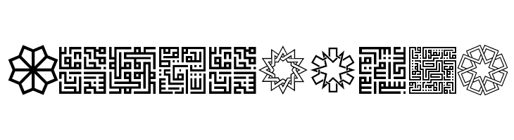 KufiPattern  Free Fonts Download
