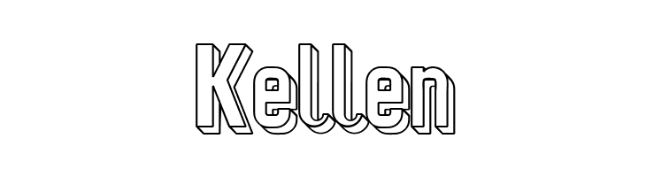 Preussische VI 9 Schatten-Linie  Free Fonts Download