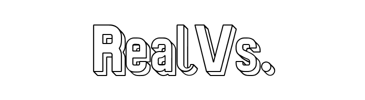 Preussische VI 9 Schatten-Linie  Free Fonts Download