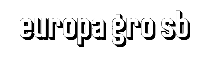 Preussische VI 9 Schatten  Free Fonts Download