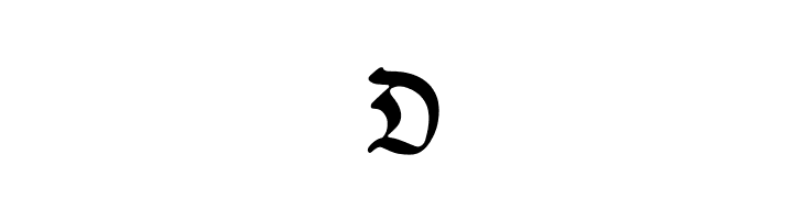 Goeschen Fraktur UNZ1A  Free Fonts Download
