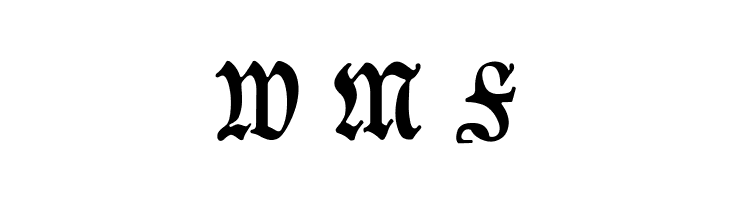 Goeschen Fraktur UNZ1A  Free Fonts Download