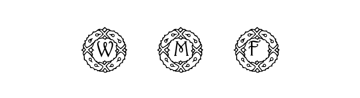 pf_wreath  Free Fonts Download