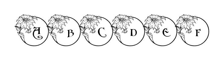 pf_xmas_flower1  Free Fonts Download
