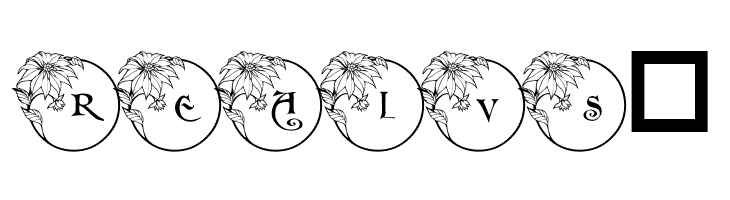 pf_xmas_flower1  Free Fonts Download