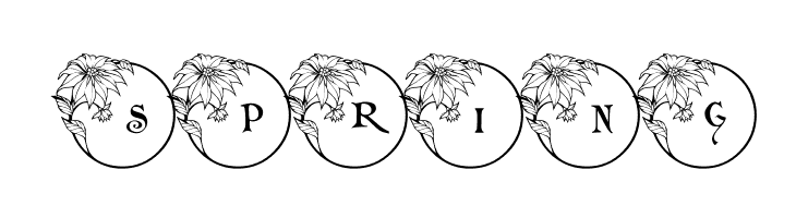 pf_xmas_flower1  Free Fonts Download