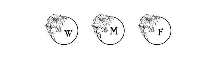 pf_xmas_flower1  Free Fonts Download